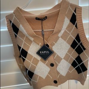 ZAFUL sweater vest NEVER WORN NEW WITH TAGS